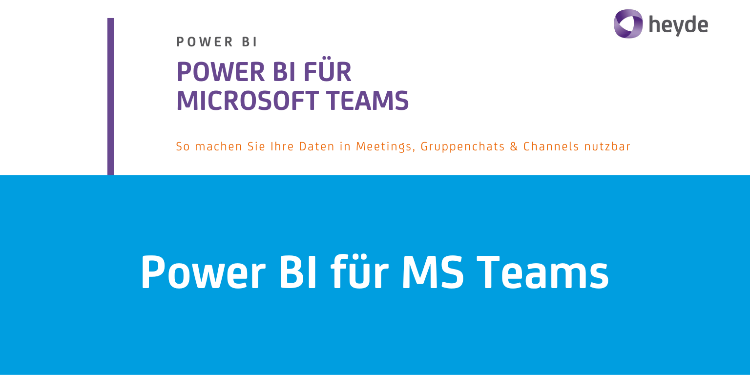 Power BI für MS Teams