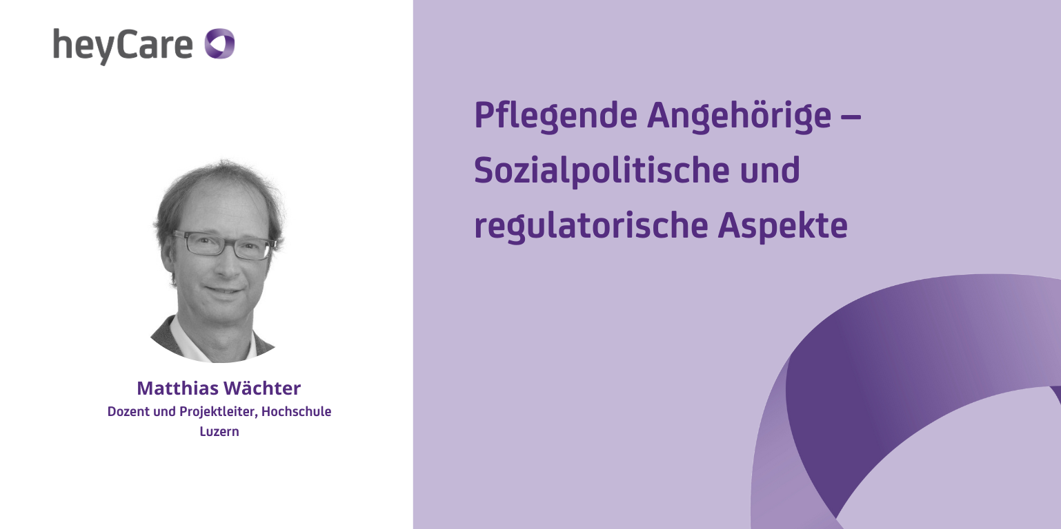 Matthias Wächter Pflegende Angehörige Sozialpolitische Aspekte
