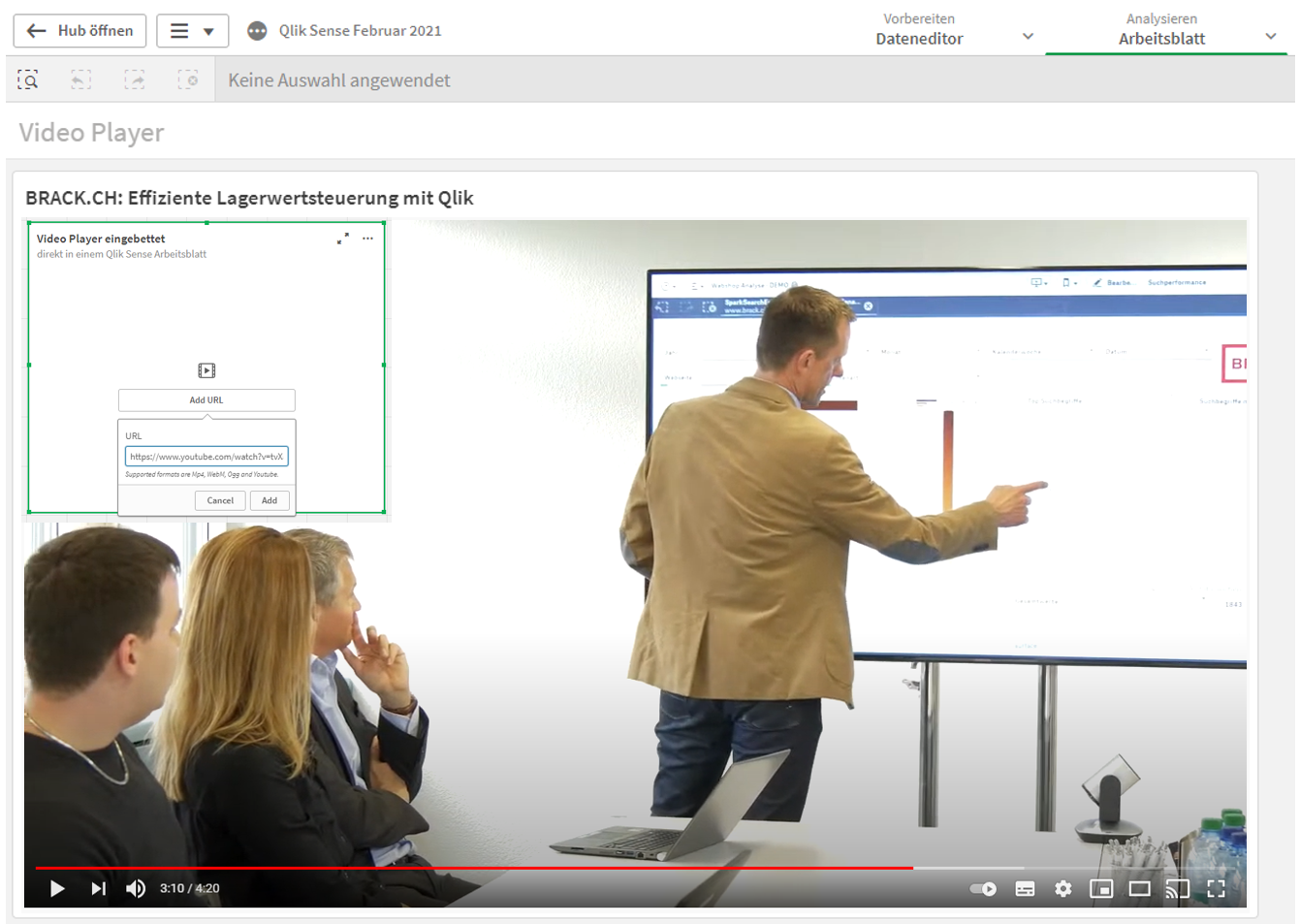 Video Player Qlik Sense Release Februar 2021